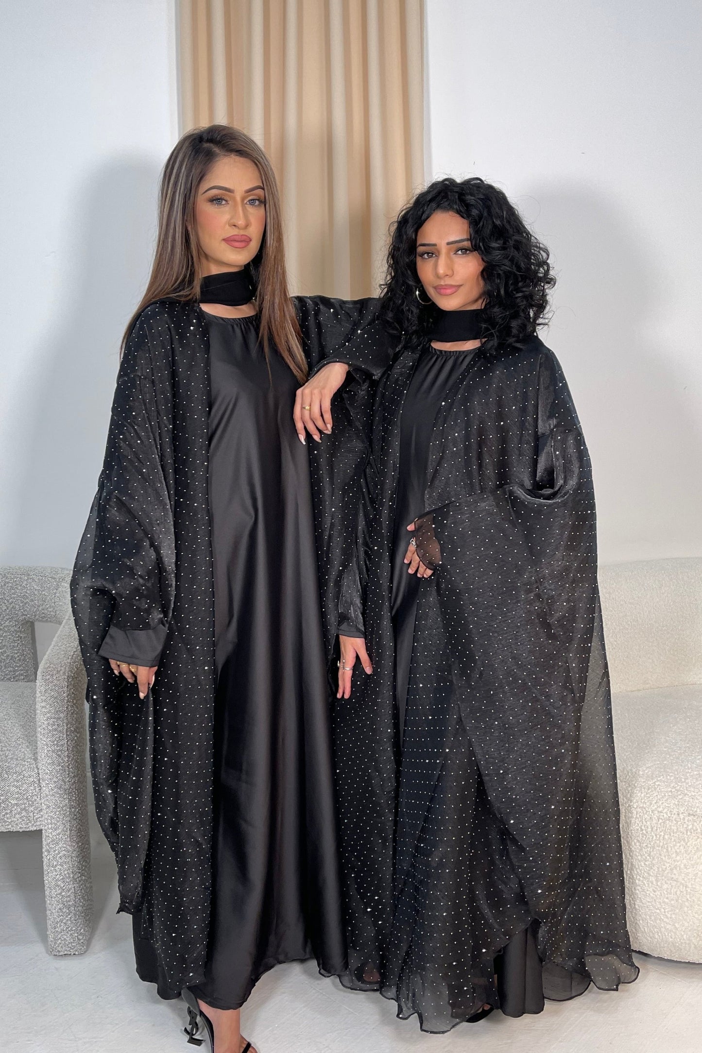 Midnight Sparkle Abaya