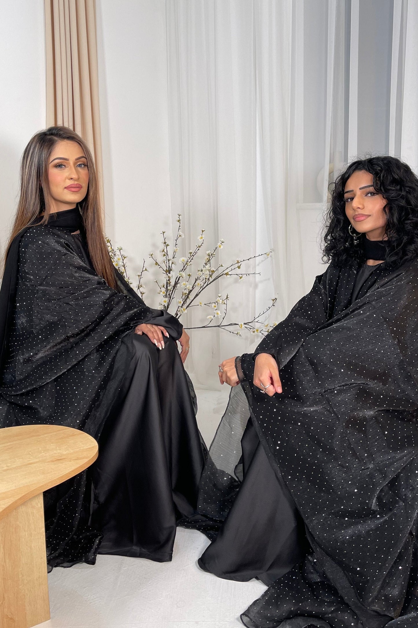 Midnight Sparkle Abaya