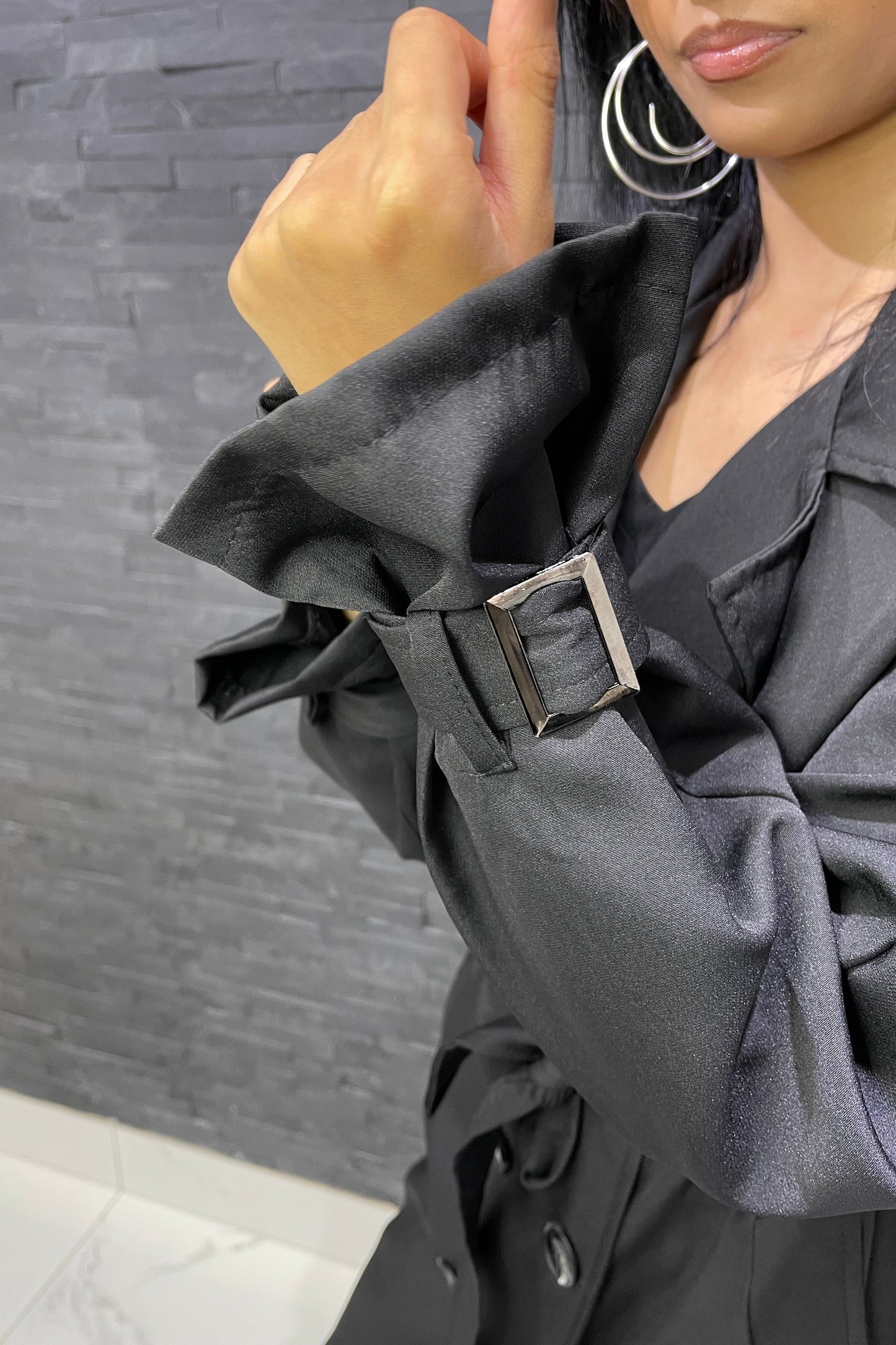 Jewel Luxe Trench Coat