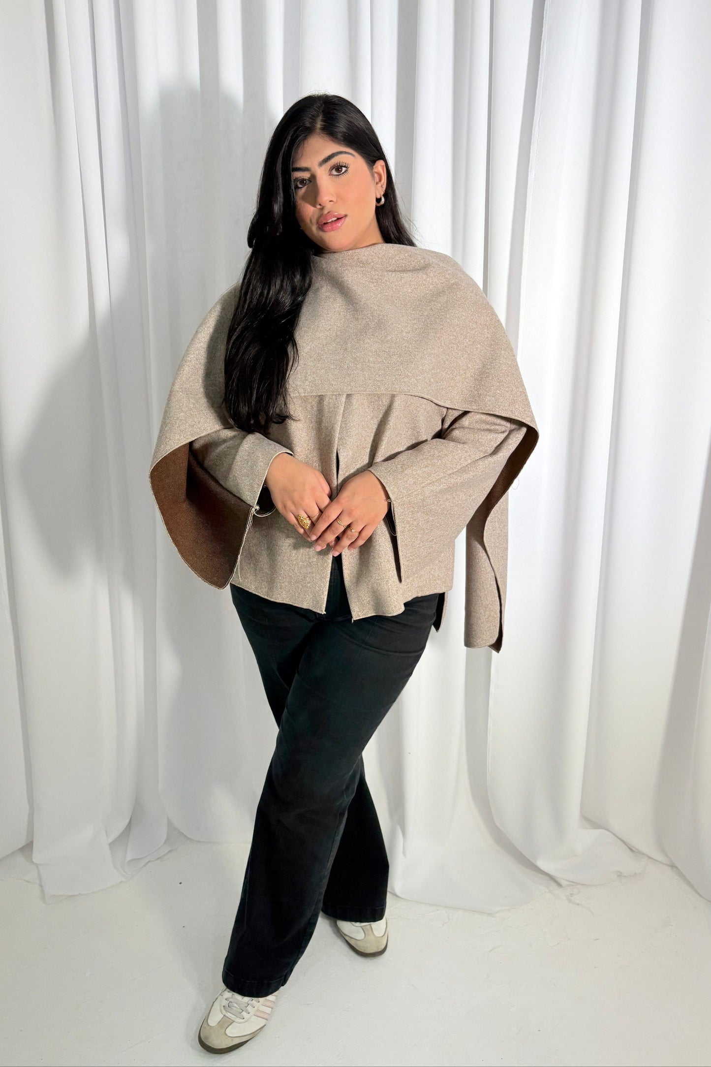 Anya Luxe Cape Jacket