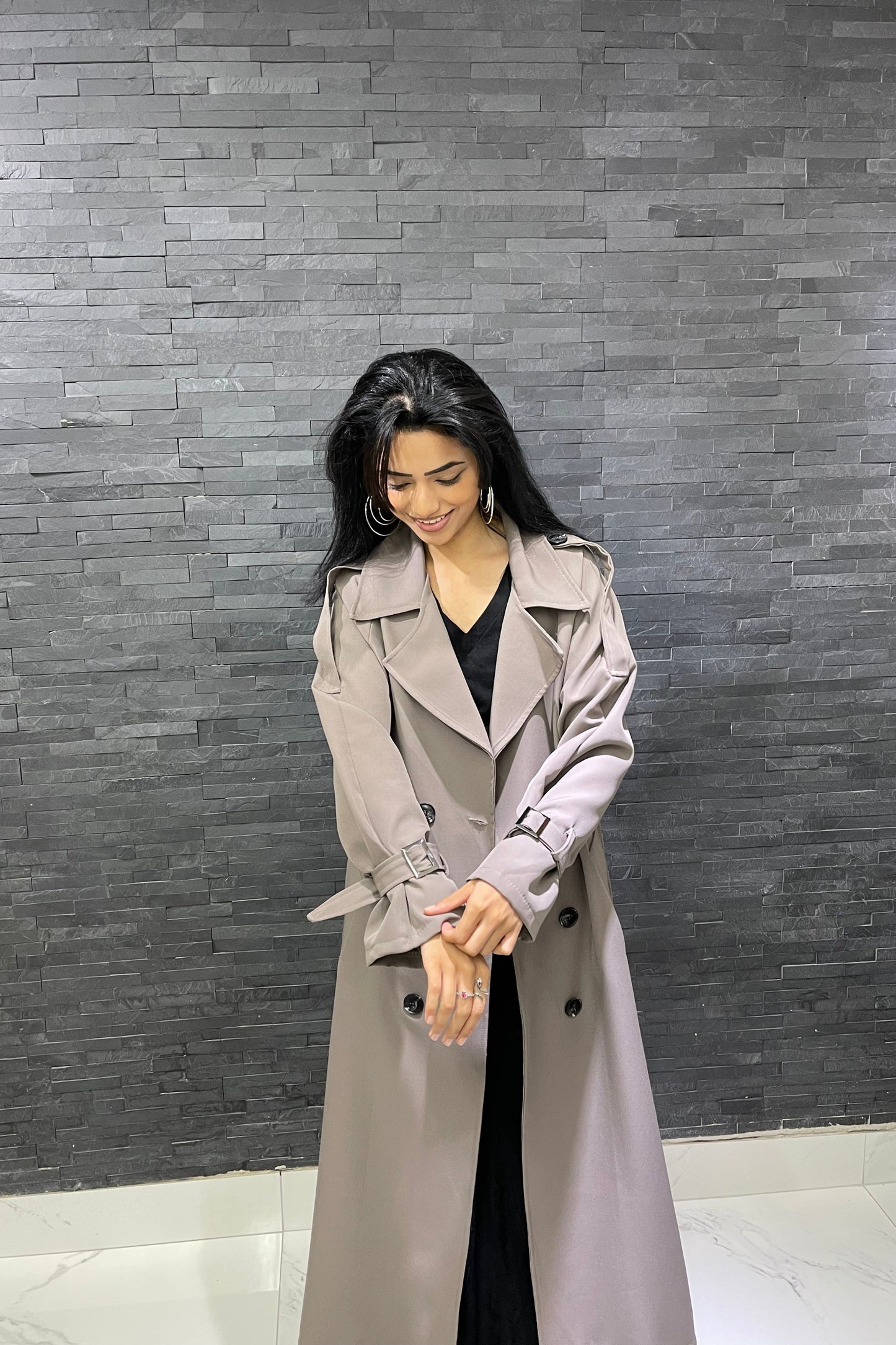 Jewel Luxe Trench Coat