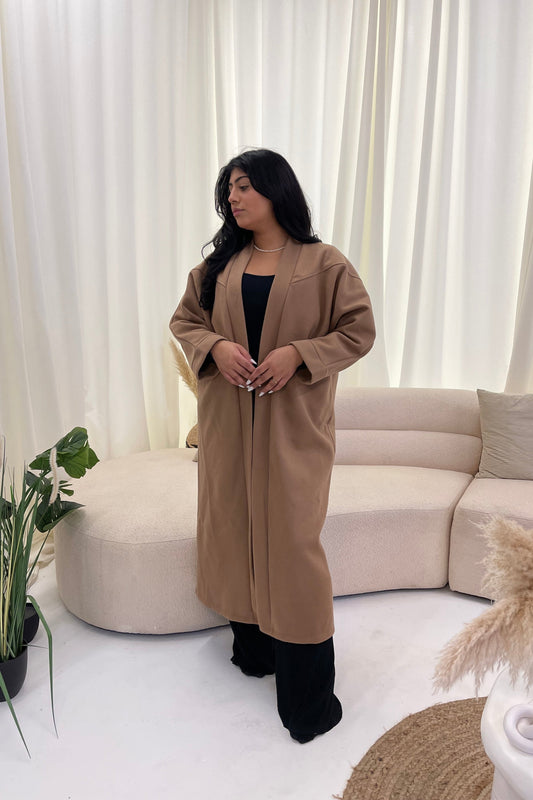 Layla Camel Oversized Long Coat