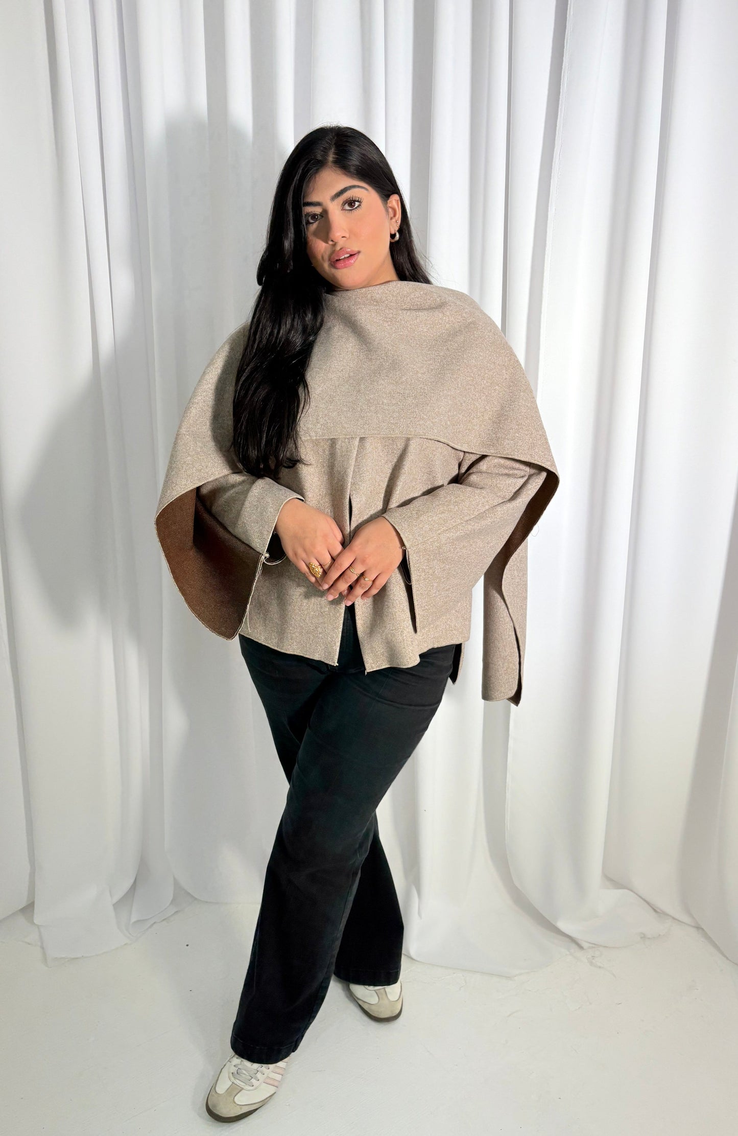 Anya Luxe Cape Jacket